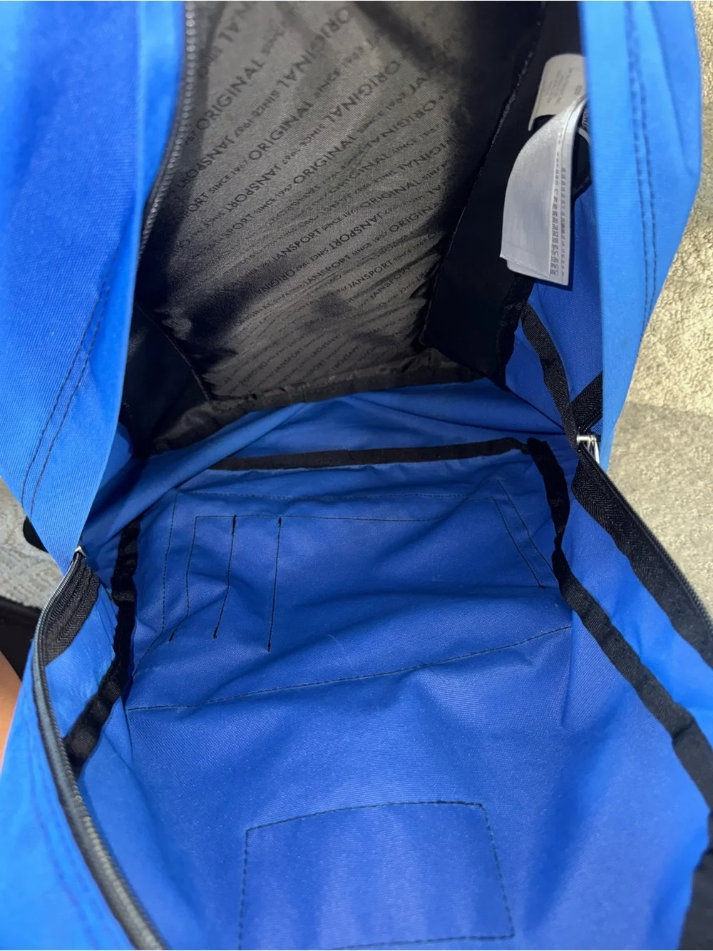 JanSport Superbreak Blue Backpack